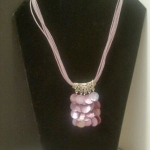 Lavender Multi Strand necklace
